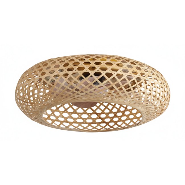 Ventilateur de plafond LED SOLVIA beige <span itemprop=
