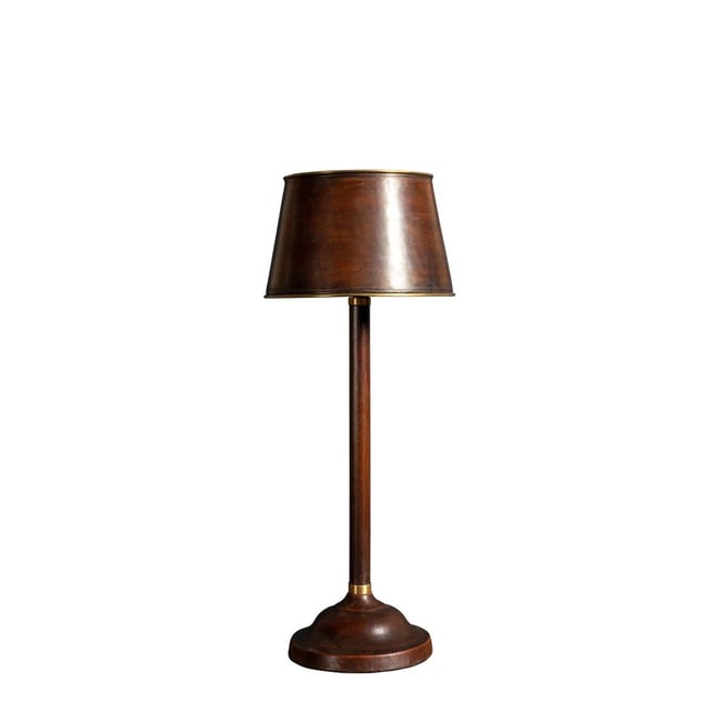 Lampe à poser en cuir HAVANE Couleur v300233 <span itemprop=