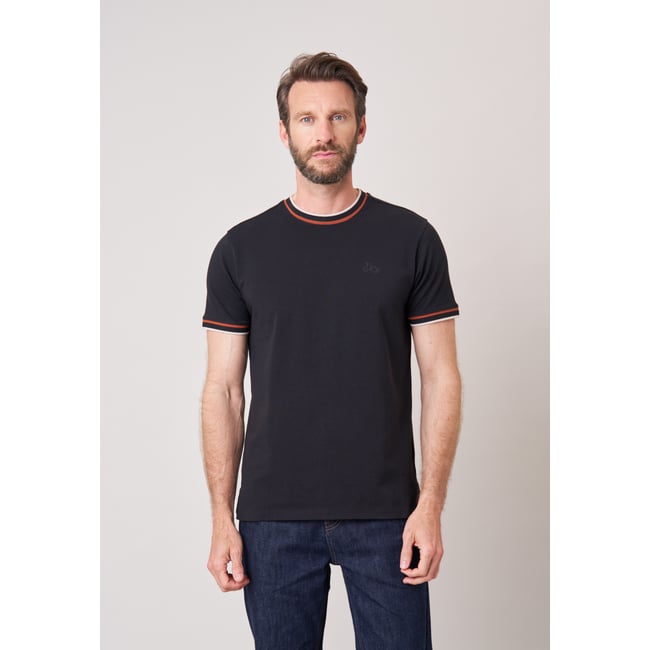 T-shirt homme en coton avec broderie poitrine BOONE - DEELUXE