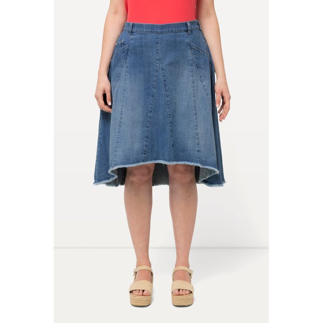 Jupe en jean bleu clair <span itemprop=