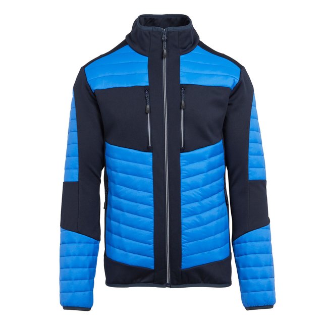 Veste Matelassée PRO HYBRID Femme (Bleu Marine / Bleu Clair Pastel