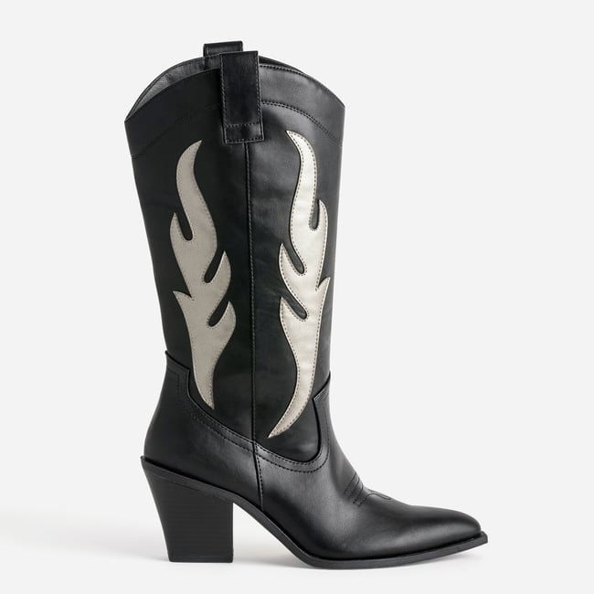 Botte À Talon TINAIG noir <span itemprop=