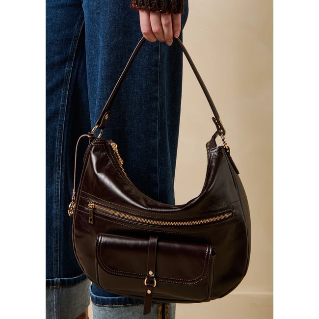 Sac en cuir ganache <span itemprop=