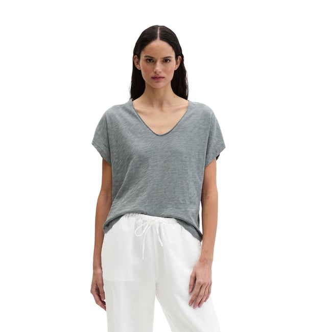 T-shirt loose en jersey slub - MARC O'POLO