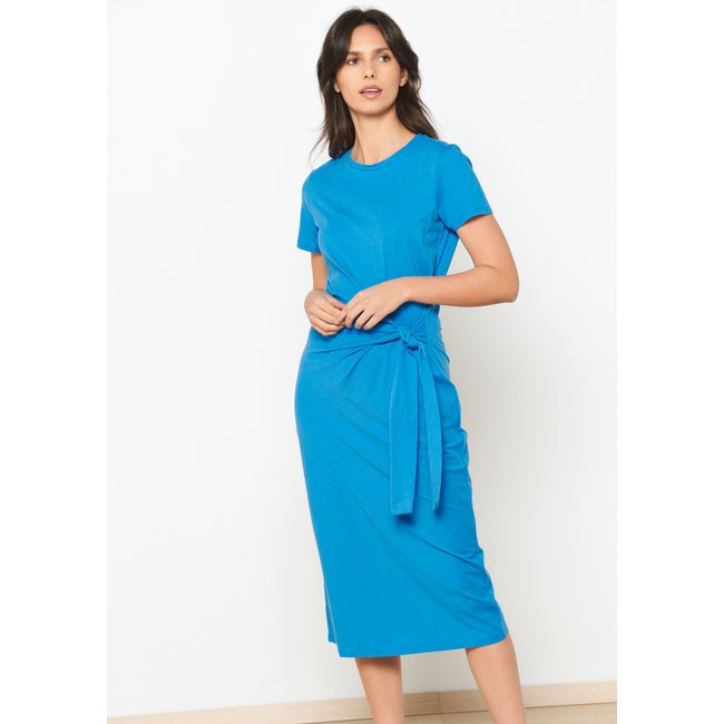 Robe Bleu Ciel à Pois Blanc | Miss Pois