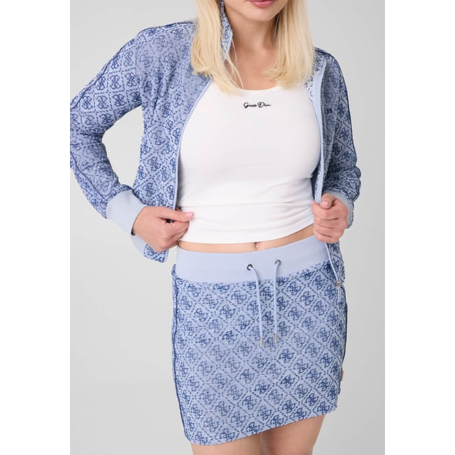Mini-Jupe Avec Logo 4G blau multi <span itemprop=