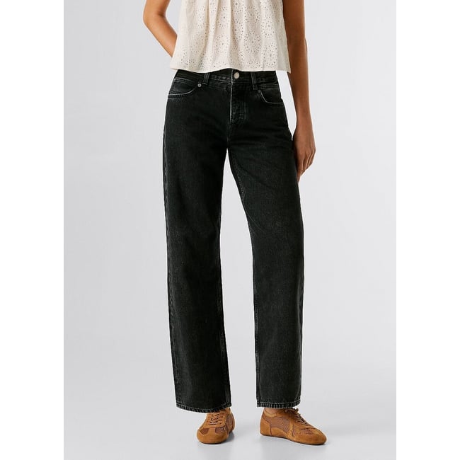 Jean boyfriend, Craft stone wash deep black <span itemprop=