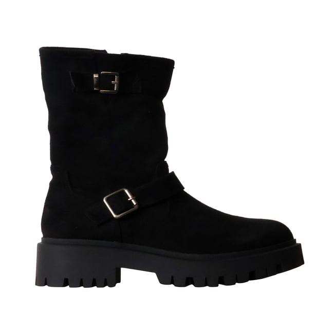 Bottines à Zip noir <span itemprop=