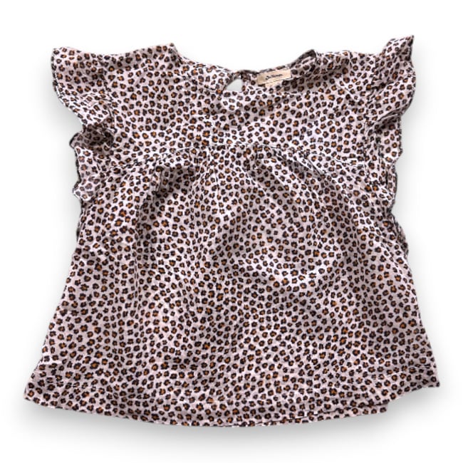 Blouse enfant - Très bon état beige <span itemprop=