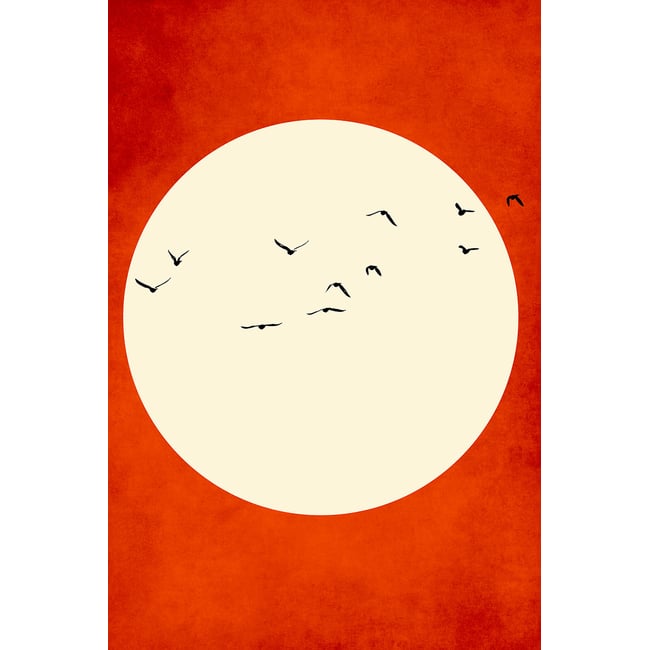 Tableau illustration Chaleur rouge - HEXOA
