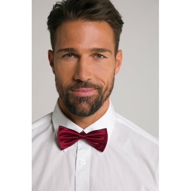 Nœud papillon avec crochet d'attache bordeaux rouge <span itemprop=