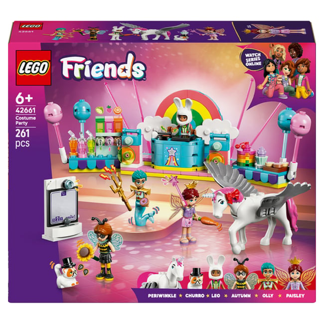 42661 Soirée déguisée avec une licorne et une fée - LEGO