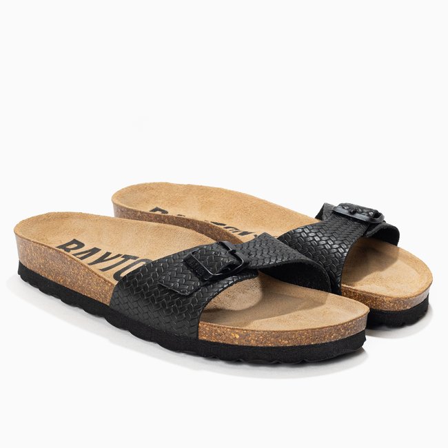 Sandales ZEPHYR pour femme noir <span itemprop=