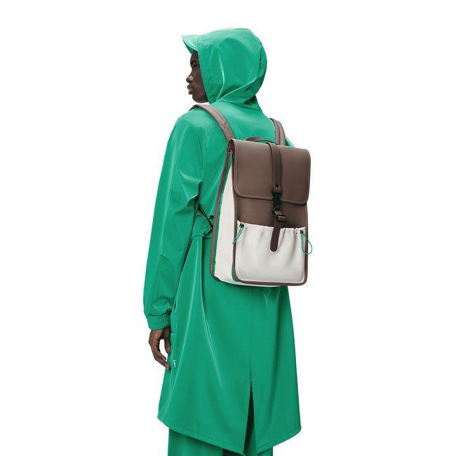 Sac à dos imperméable MIX BACKPACK MINI marron <span itemprop=