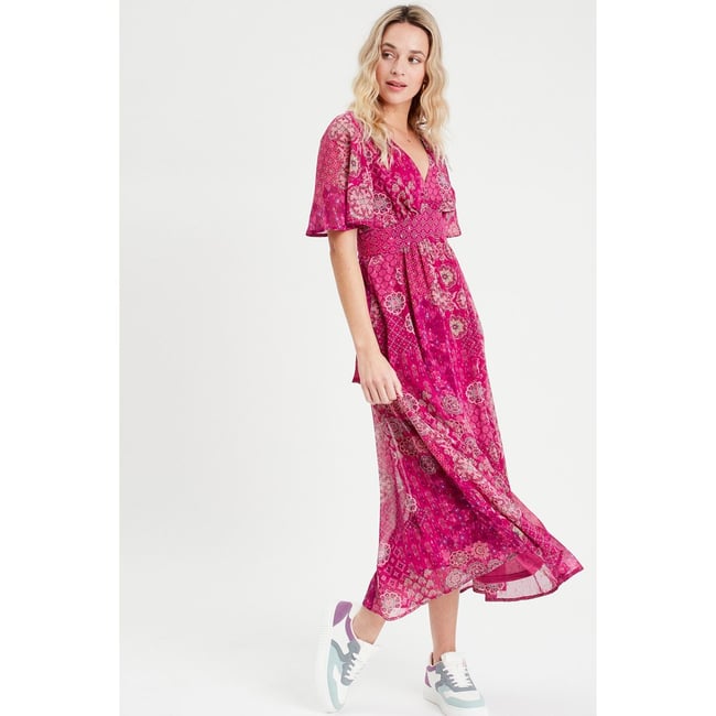 Cache Cache Robe Rouge Robe longue évasée Cache Cache | La Redoute