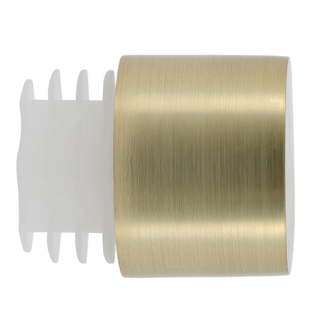 2 embouts de tringle bouchon D28 mm doré mat <span itemprop=