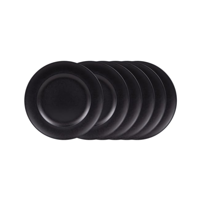 Assiette à dessert Neo 22 cm (lot de 6) - NEO Couleur noir <span itemprop=