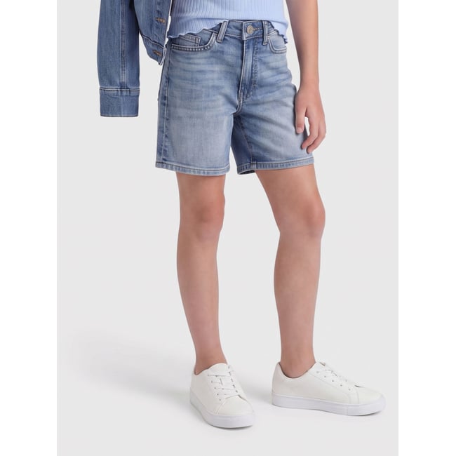 Short En Denim light blue denim <span itemprop=