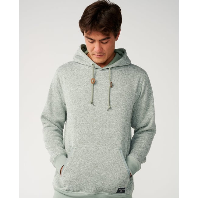 Sweat à Capuche CRESCENT sauge <span itemprop=