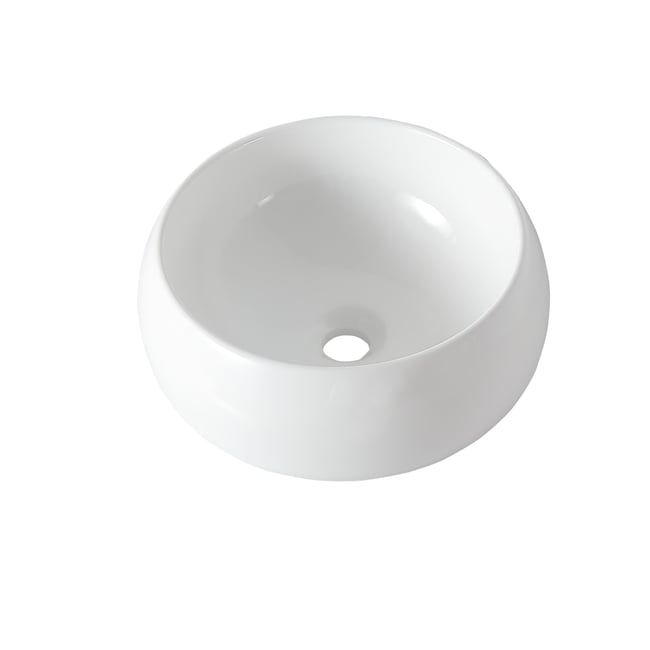 Vasque à poser en céramique, LUNE Couleur blanc <span itemprop=