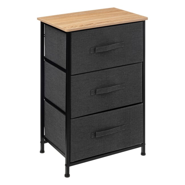 Meuble de rangement 3 tiroirs TISSA Couleur v002229 <span itemprop=