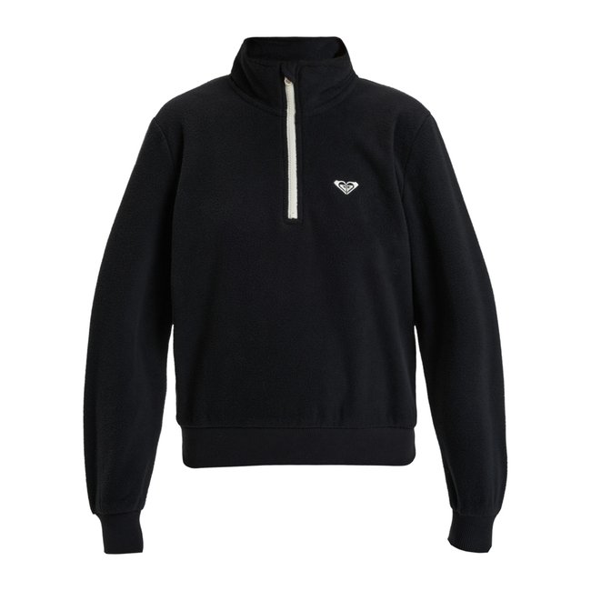 Polaire demi-zip de sport WAVES OF WARMTH. noir true black <span itemprop=