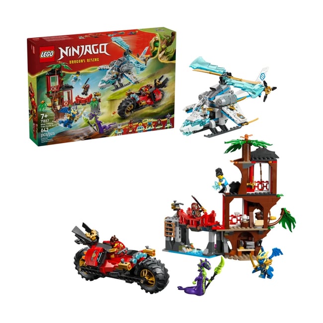 Ninjago La cabane et les véhicules des Ninjas v019845 <span itemprop=