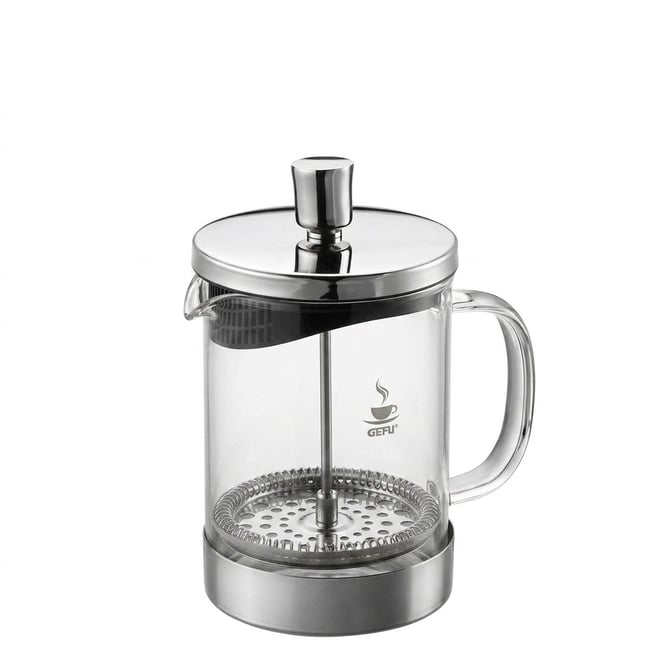Cafetière 600ml EGO argent <span itemprop=