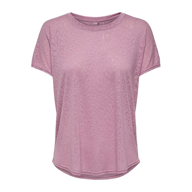 T-shirt girocollo maniche corte rosa ONLY PLAY