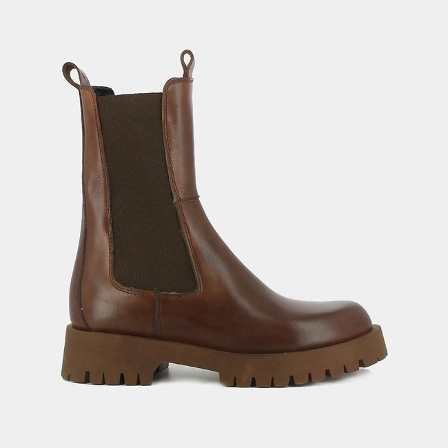 Boots pelle semi-alte Ridle - JONAK
