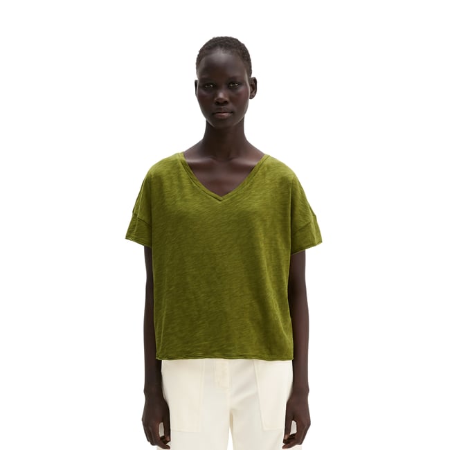 T-shirt coupe classique en jersey slub - MARC O'POLO