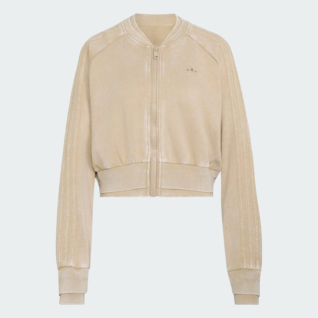 VESTE DE SURVÊTEMENT CROPPED DOUBLE COUCHE SST khaki three <span itemprop=