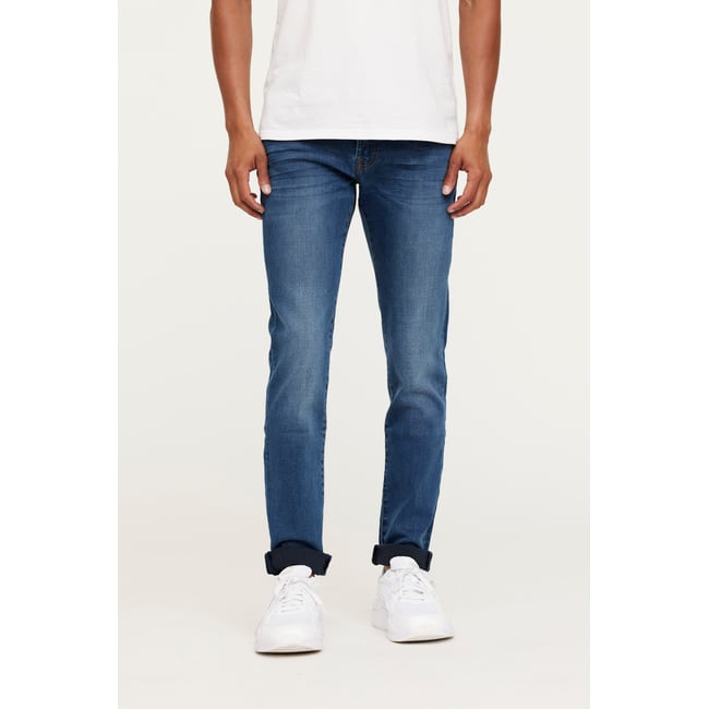Jean coton slim LC128 light brushed <span itemprop=