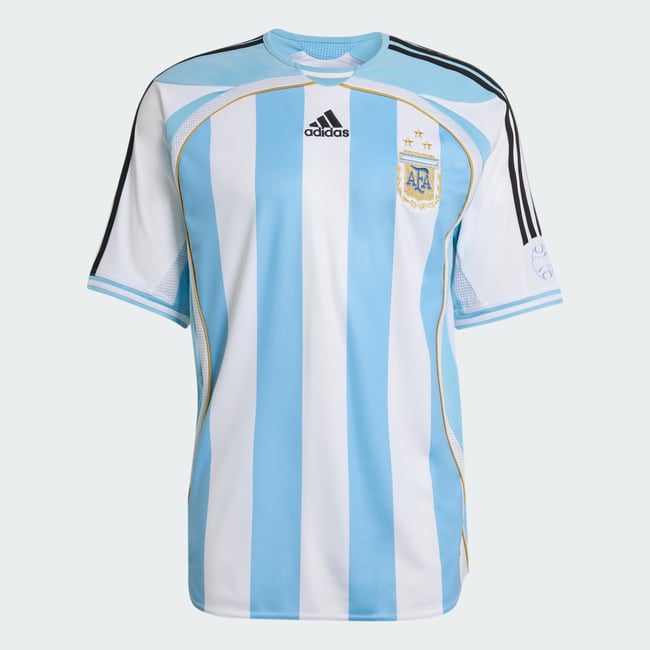 Maillot Domicile Argentine 2006 Maillot Domicile Argentine 2006 white / clear blue <span itemprop=