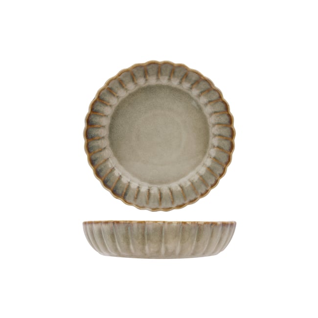 Lot de 2 assiettes Creuses en grès, ASTERA - COSY&TRENDY
