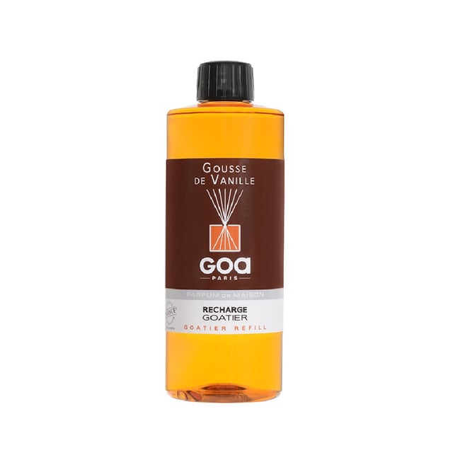 Parfum d'intérieur - Recharge goatier  gousse de vanille 500 ml Couleur v019845 <span itemprop=