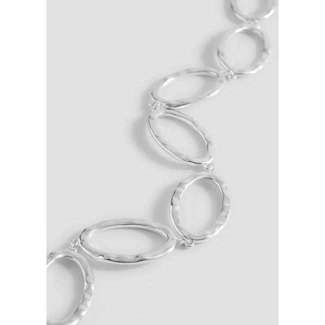Collier choker chaîne argent <span itemprop=
