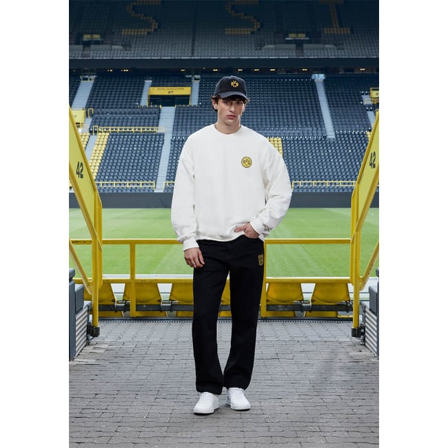Sweatshirt Imprimée Gj X Bvb blanc <span itemprop=