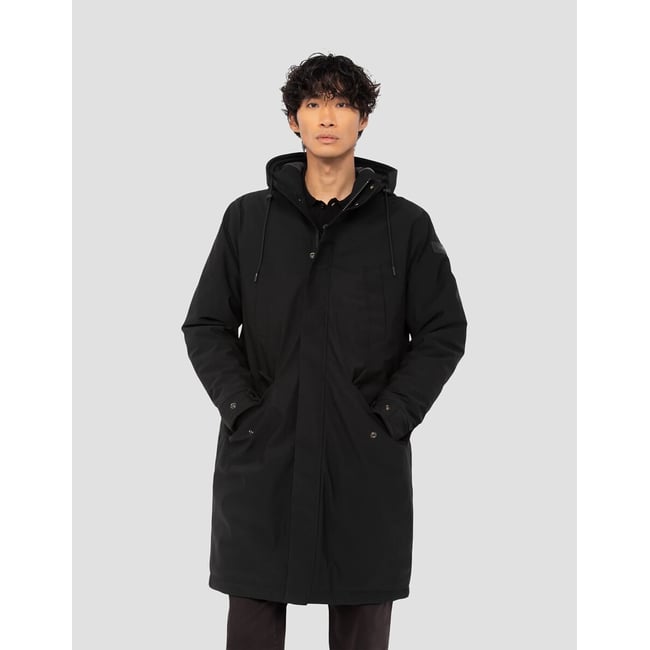 Parka con cappuccio, impermeabile, CHASEN nero  SCHOTT