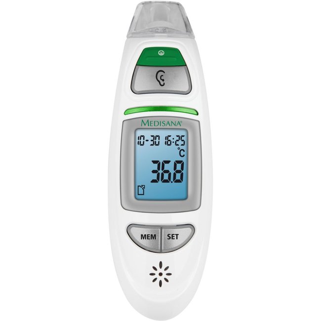 Thermomètre infrarouge multifonctions TM750 blanc <span itemprop=