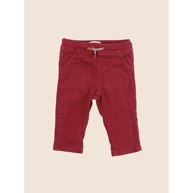Pantalon doublé - Très bon état rouge <span itemprop=