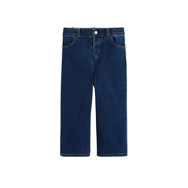 Jean enfant wide leg bleu <span itemprop=