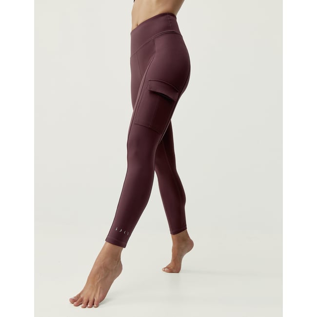 Legging de sport Long Performance CARGO bordeaux <span itemprop=