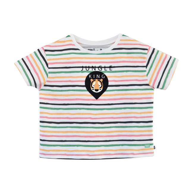 T-shirt garcon eshwar blanc <span itemprop=