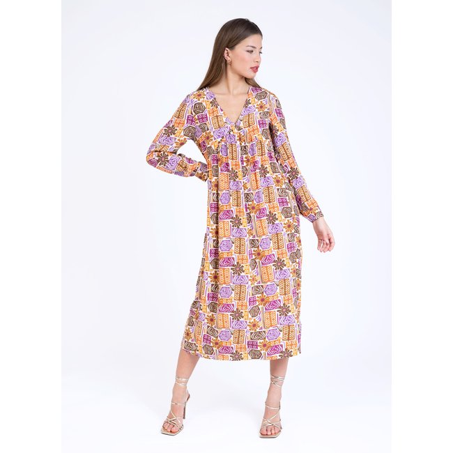 ROBE MIDI MARGARET nairobi multico <span itemprop=