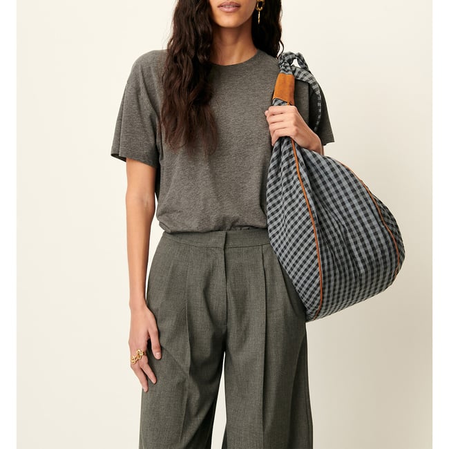 T-shirt manches courtes col rond, TOO gris clair <span itemprop=