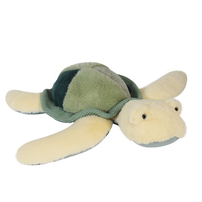 Peluche tortue de mer des trésors marins 40 cm vert <span itemprop=