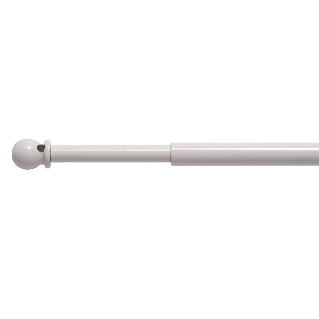 Tringle extensible - 30-50 cm blanc <span itemprop=