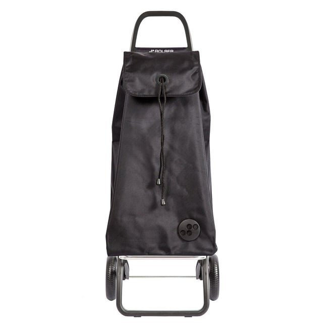 Chariot Course Rolser I-Max Urban MF – 2 Grandes Roues Pliables Aluminium – Kaki – Sac à Dos Intégré