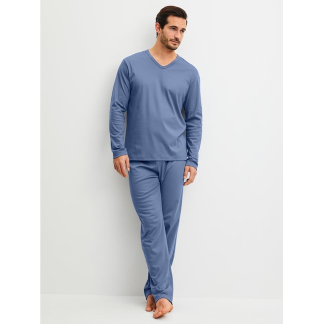Pyjama, longue manches longues Coton RELAX CHOICE coastal fjord <span itemprop=